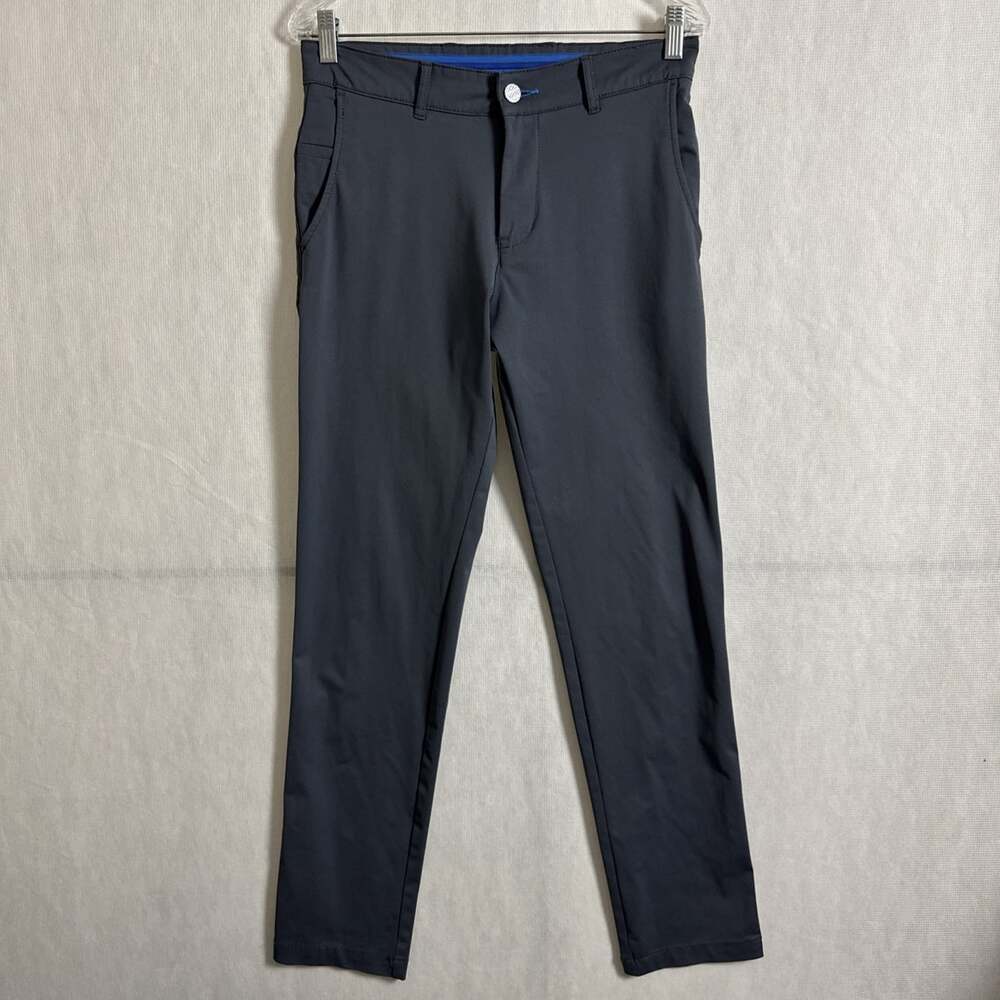 Twillory Men's Size 30x32 Trim Fit Gray Polyester Performance Chino Pants